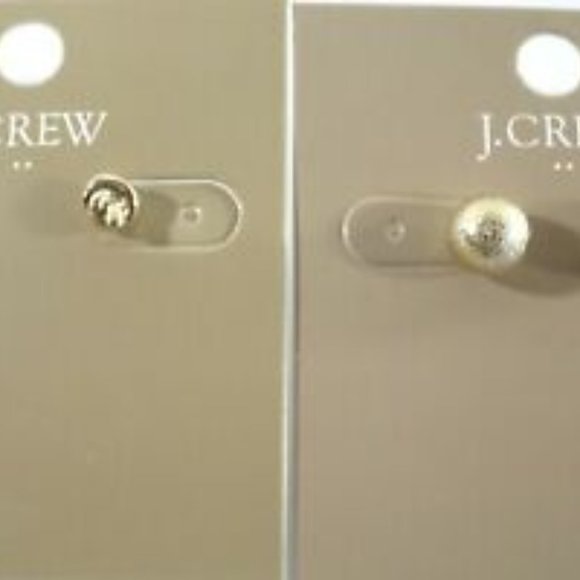J.Crew pinball studd earrings Knotted stud Earrings Set of 2 NWT 50 - Picture 4 of 6